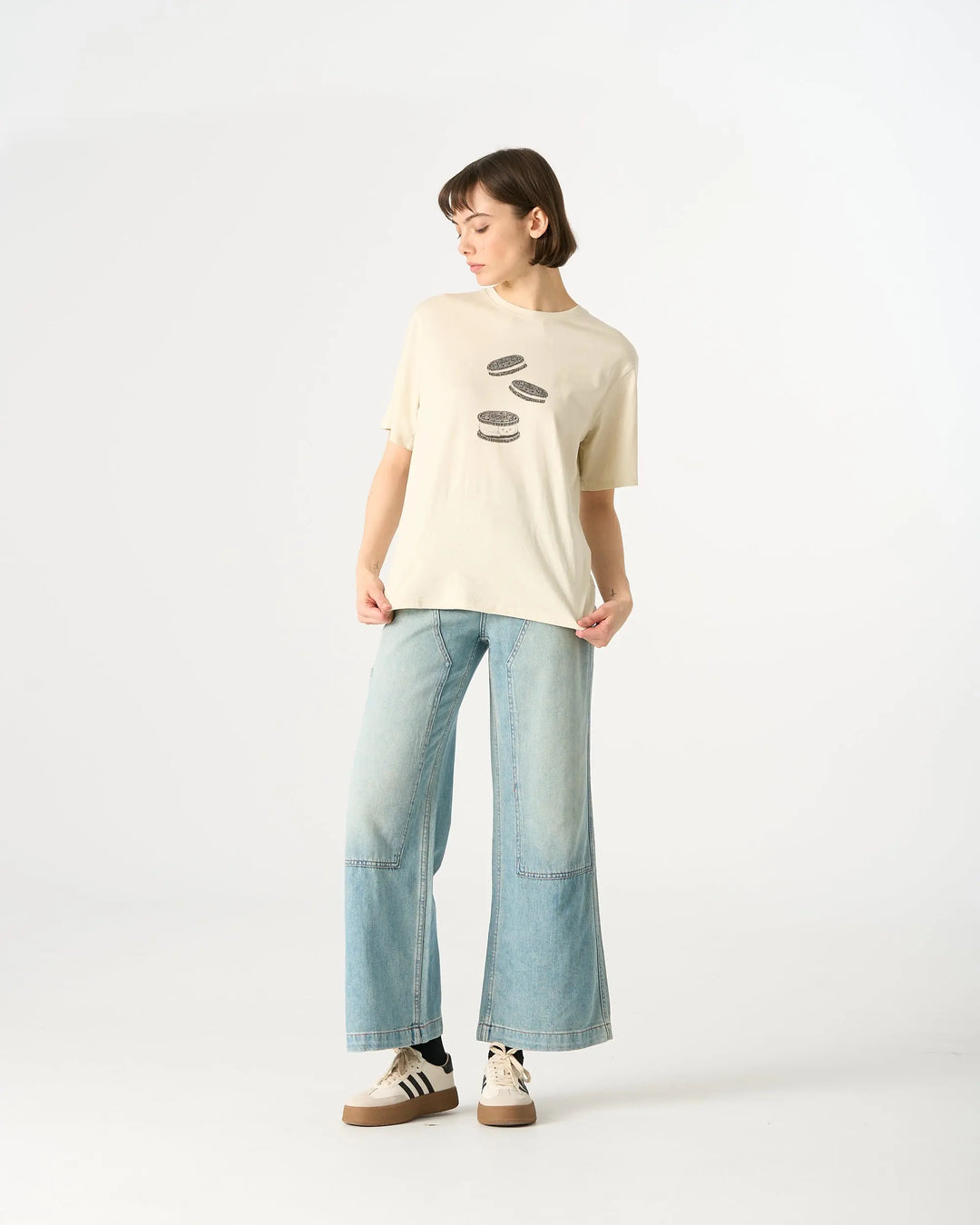 An image of a   41125 Short-Sleeve Graphic Shirt by  Mirra Masa