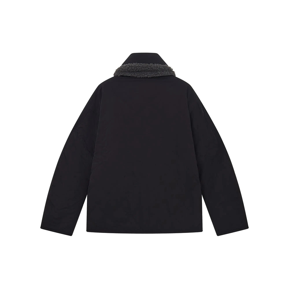 An image of a   41150 Quilted Jacket with Scarf by  Mirra Masa