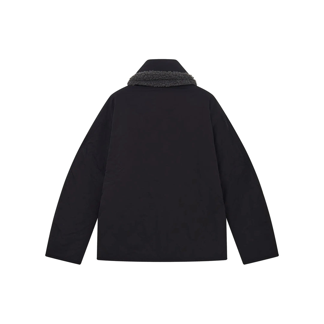 An image of a   41150 Quilted Jacket with Scarf by  Mirra Masa