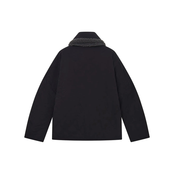 An image of a   41150 Quilted Jacket with Scarf by  Mirra Masa