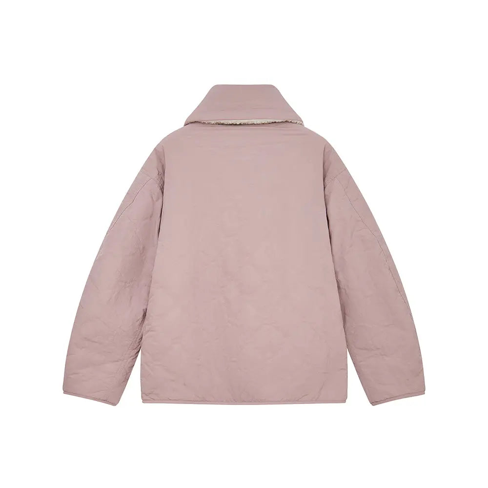 An image of a   41150 Quilted Jacket with Scarf by  Mirra Masa