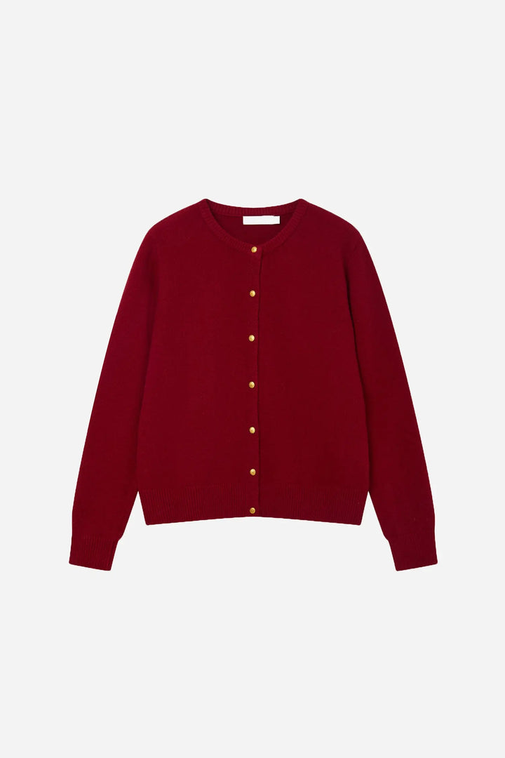 An image of a   41245 Crewneck Cardigan by  Mirra Masa