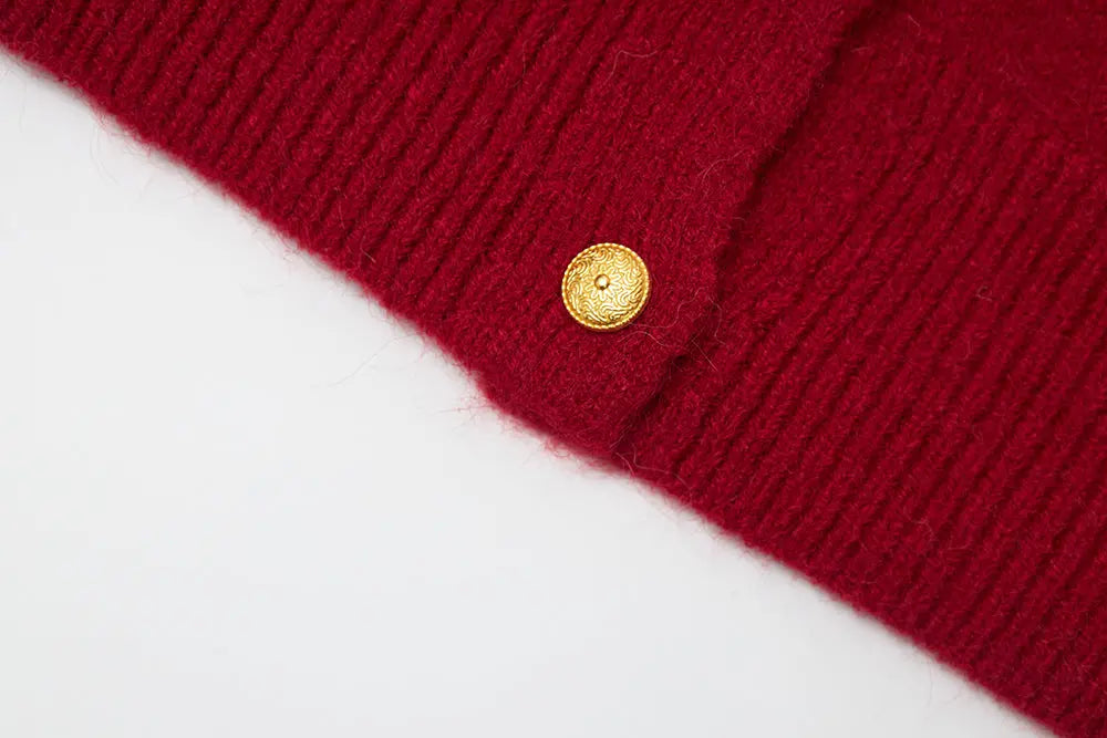 An image of a   41245 Crewneck Cardigan by  Mirra Masa