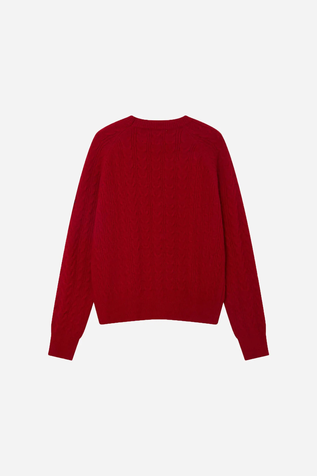 An image of a   41307 Crewneck Cable Knit Sweater by  Mirra Masa