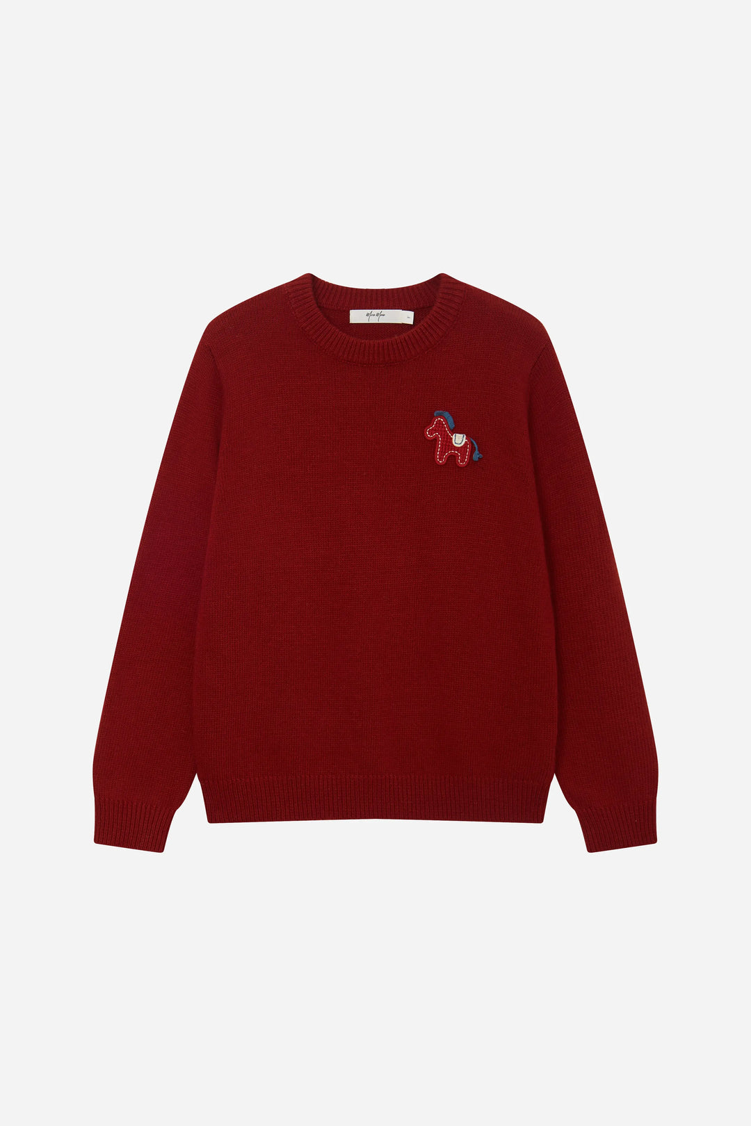 An image of a   41358 Pony Patch Wool Blend Sweater by  Mirra Masa