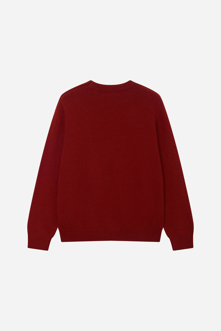 An image of a   41358 Pony Patch Wool Blend Sweater by  Mirra Masa