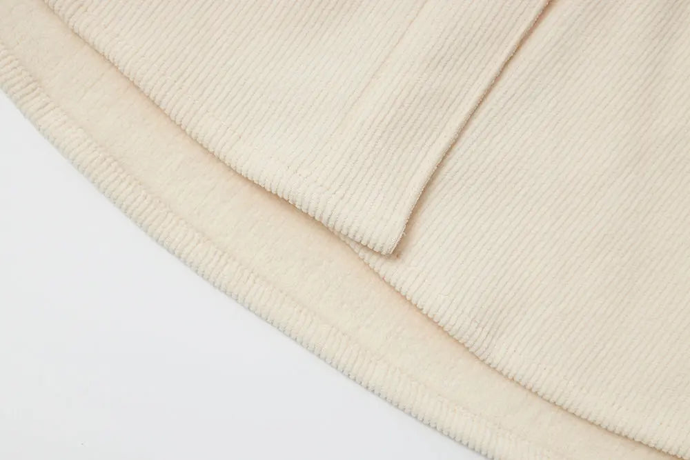 An image of a   41374 Corduroy Overshirt with Pouch Accessory by  Mirra Masa