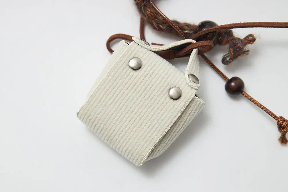 An image of a   41374 Corduroy Overshirt with Pouch Accessory by  Mirra Masa