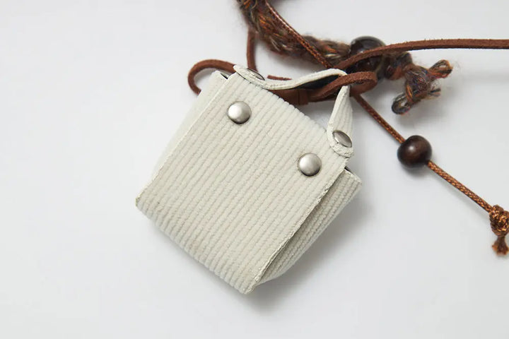 An image of a   41374 Corduroy Overshirt with Pouch Accessory by  Mirra Masa