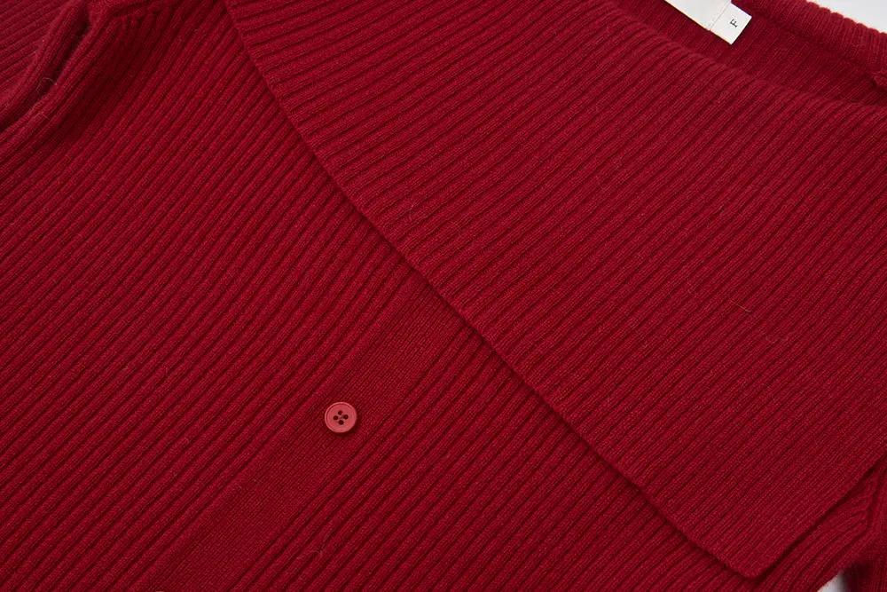 An image of a   41621 Soft Line Ribbed Wool Top by  Mirra Masa