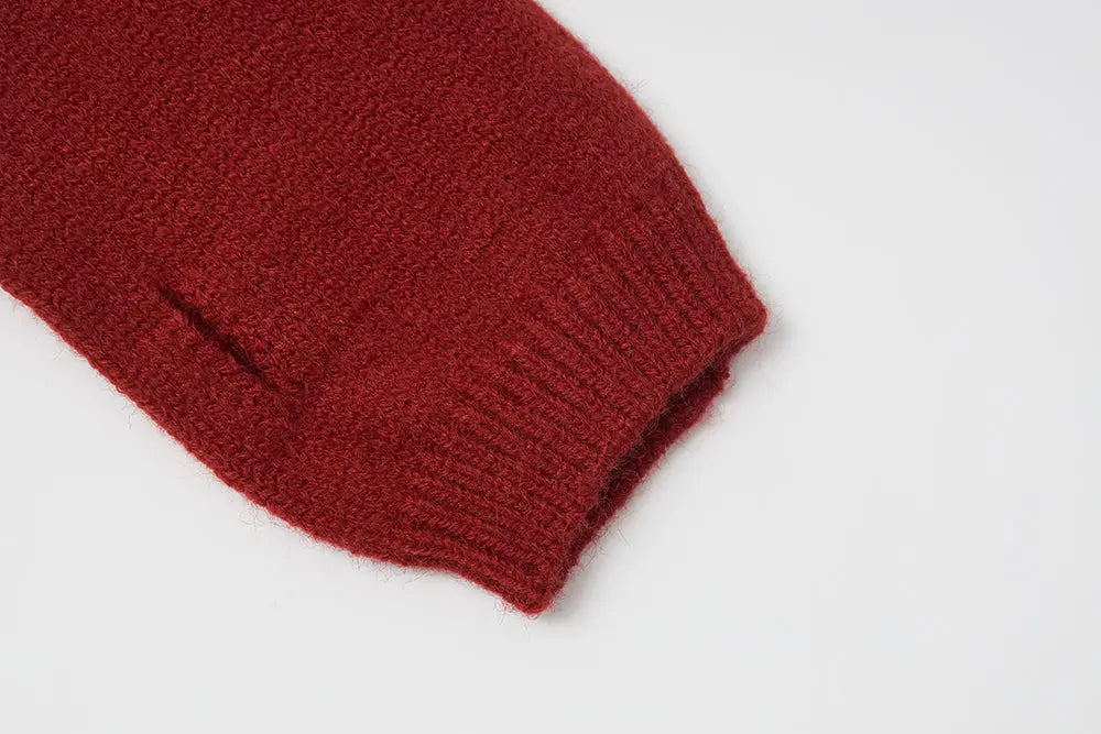 An image of a   41640 Round Neck Knit with Pearls & Bow by  Mirra Masa