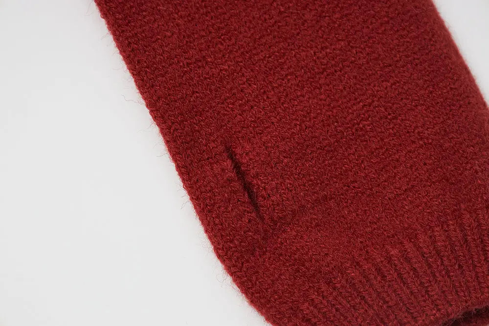 An image of a   41640 Round Neck Knit with Pearls & Bow by  Mirra Masa