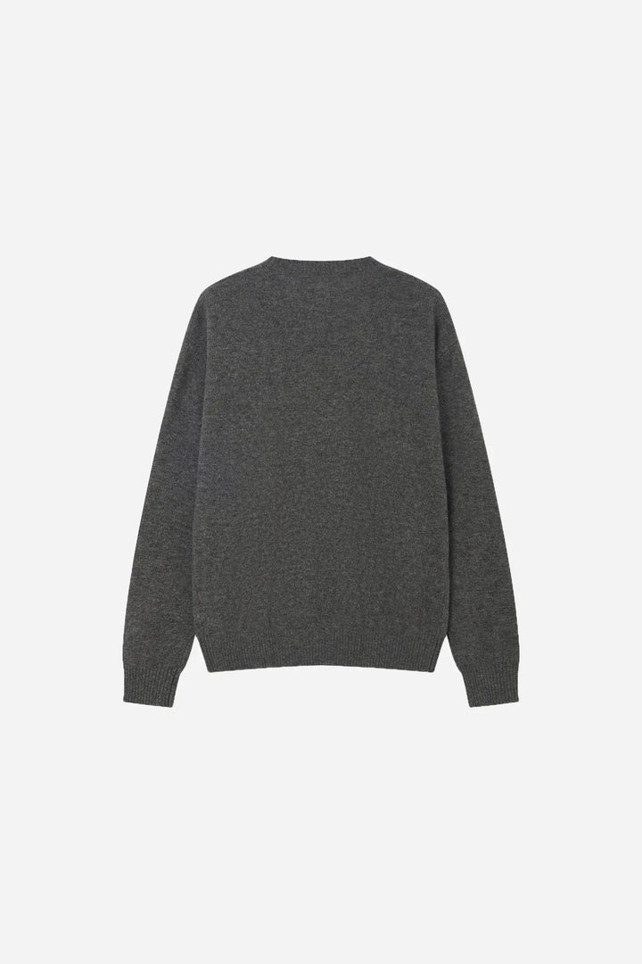 An image of a   41836 Crewneck Wool Sweater with Bow by  Mirra Masa