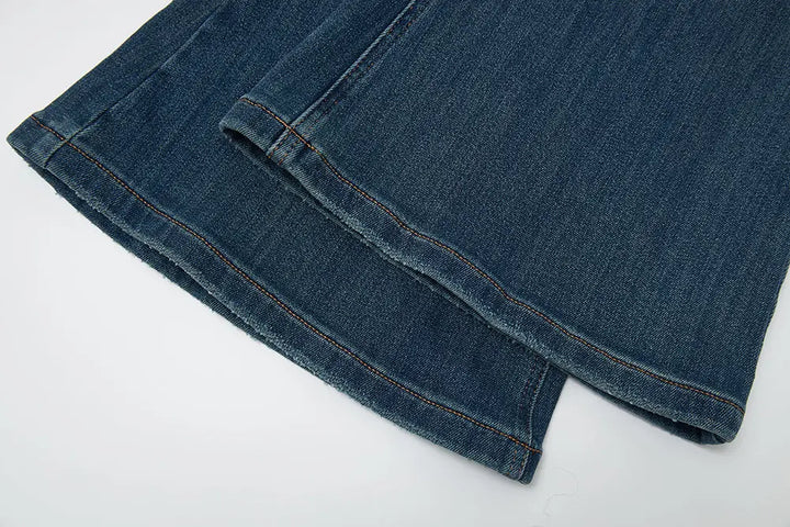 An image of a   42134 Fleece Flared Jeans by  Mirra Masa