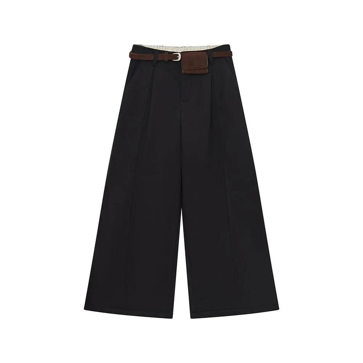 An image of a  Black / Large 42274 Extra Warmth Flare Pants by  Mirra Masa