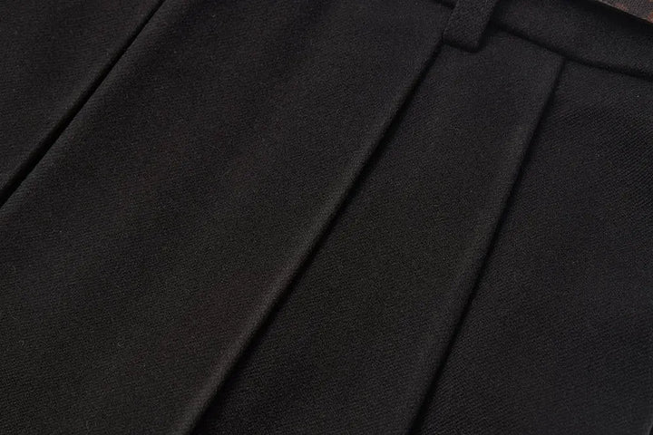 An image of a   42792 Pleated Midi Skirt with Belts by  Mirra Masa