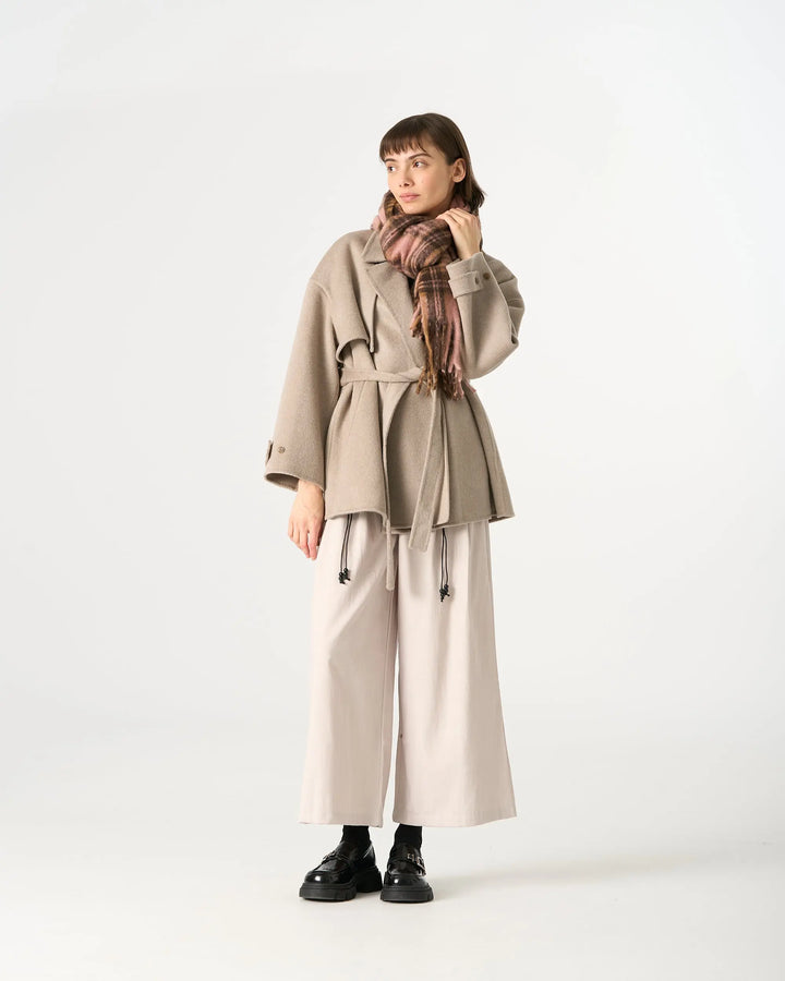 An image of a   44150 Short Wool Coat by  Mirra Masa