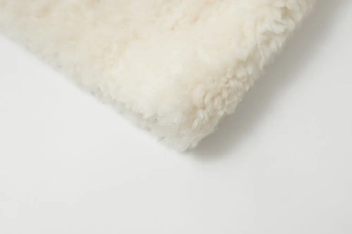 An image of a   44389 Women's Cropped Wool Teddy Jacket by  Mirra Masa