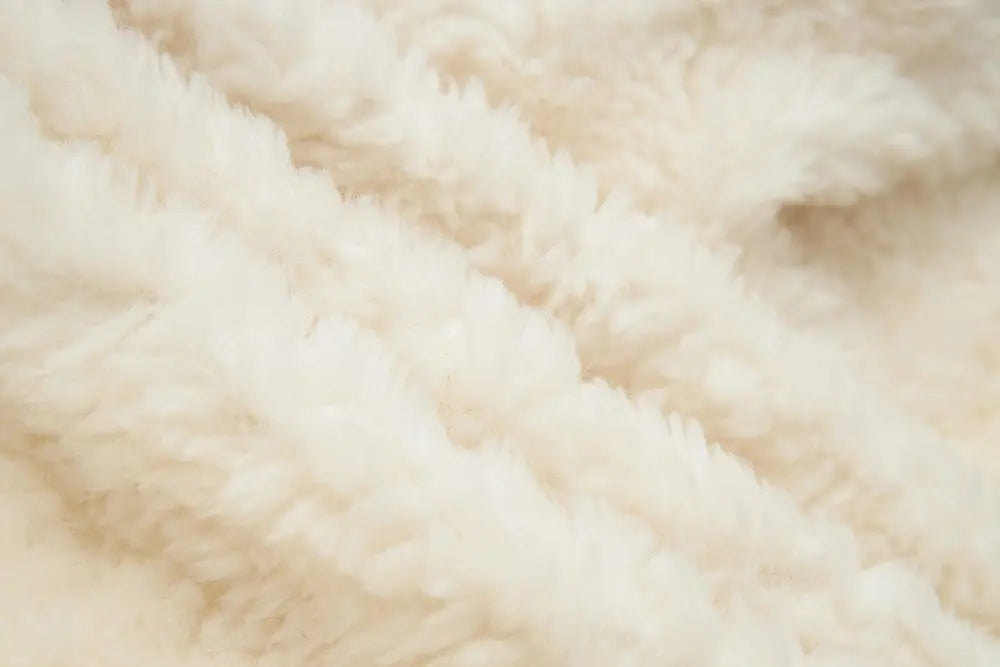 An image of a   44389 Women's Cropped Wool Teddy Jacket by  Mirra Masa