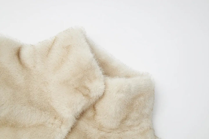An image of a   44544 Faux Fur Cropped Jacket by  Mirra Masa