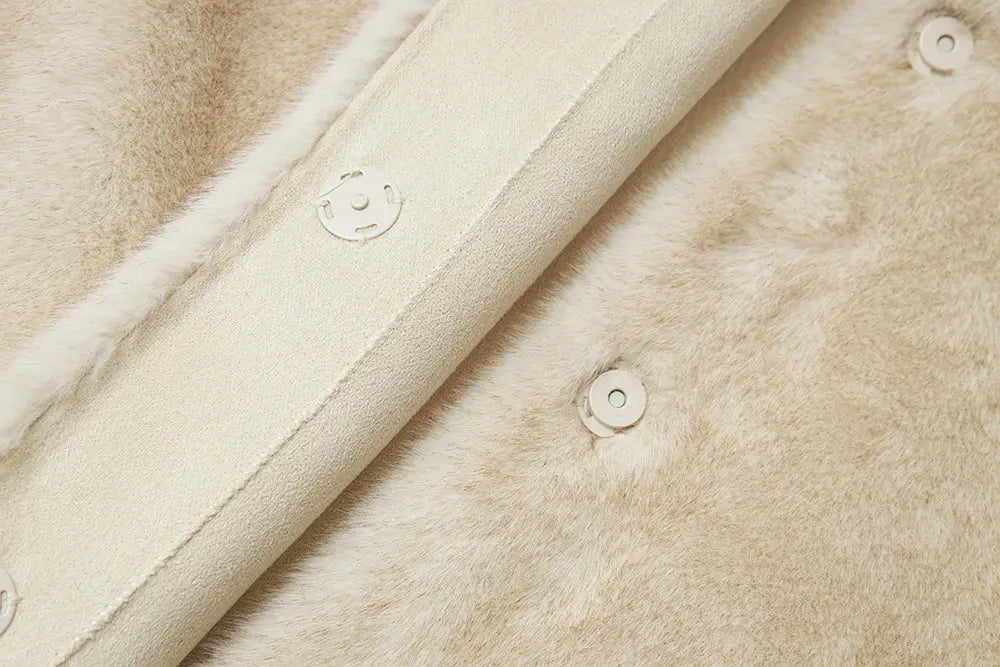 An image of a   44544 Faux Fur Cropped Jacket by  Mirra Masa