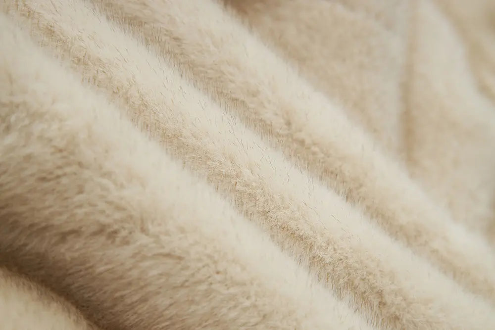 An image of a   44544 Faux Fur Cropped Jacket by  Mirra Masa