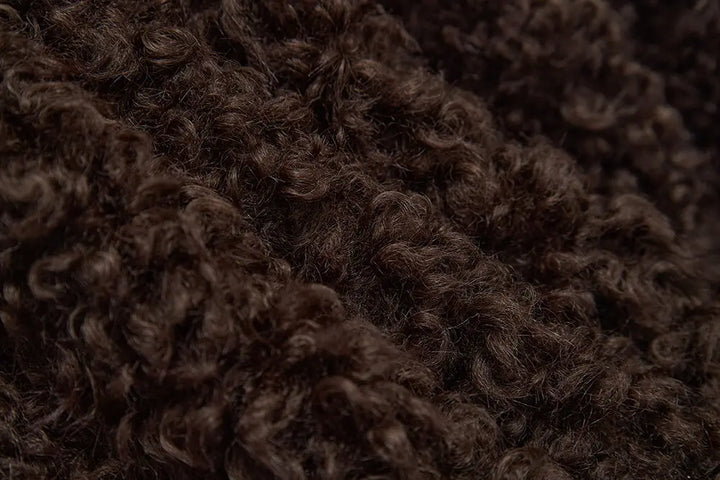 An image of a   44584 Women's Cropped Sherpa Jacket by  Mirra Masa