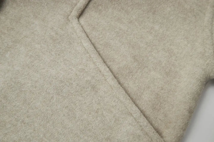 An image of a   44782 Plaid-Cuff Jacket by  Mirra Masa