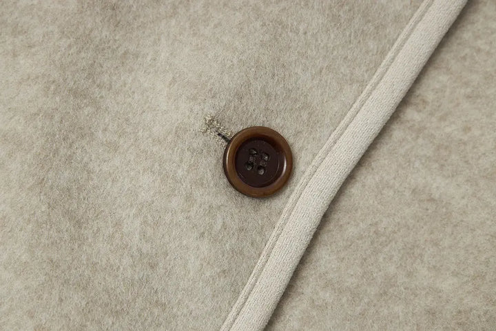 An image of a   44782 Plaid-Cuff Jacket by  Mirra Masa