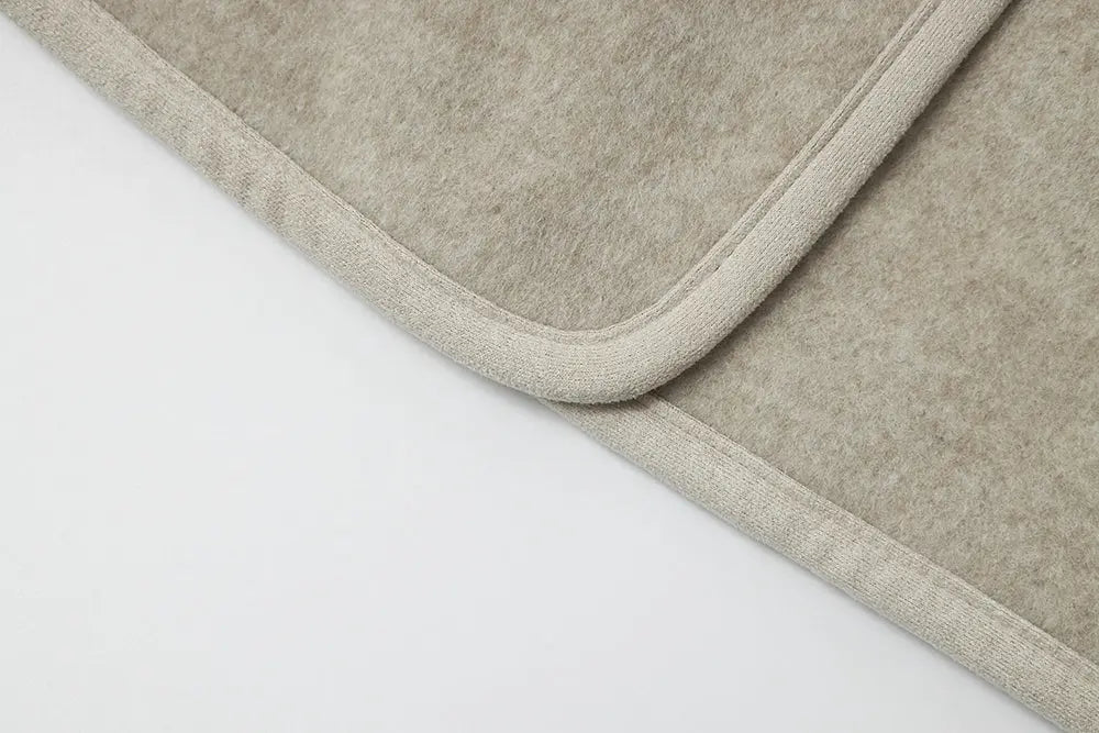 An image of a   44782 Plaid-Cuff Jacket by  Mirra Masa