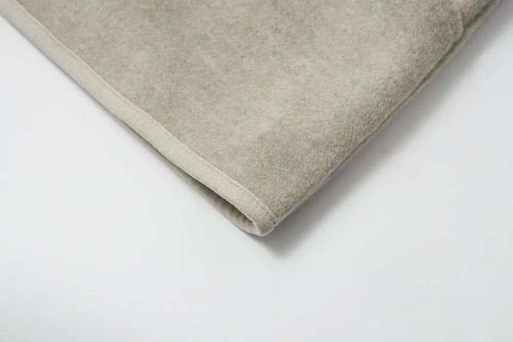 An image of a   44782 Plaid-Cuff Jacket by  Mirra Masa