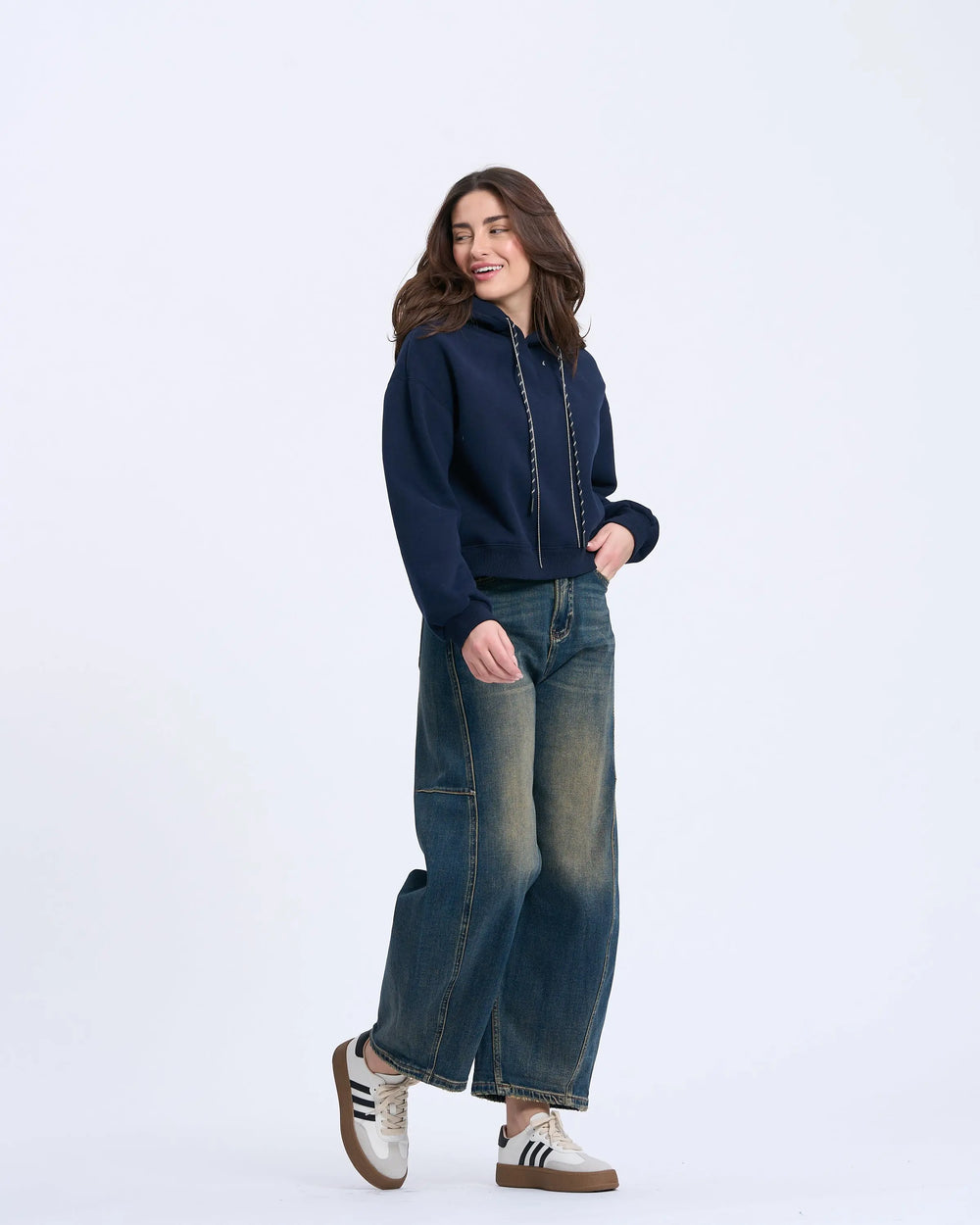 An image of a   4804Q Thermal Fleece-Lined Hoodie by  Mirra Masa