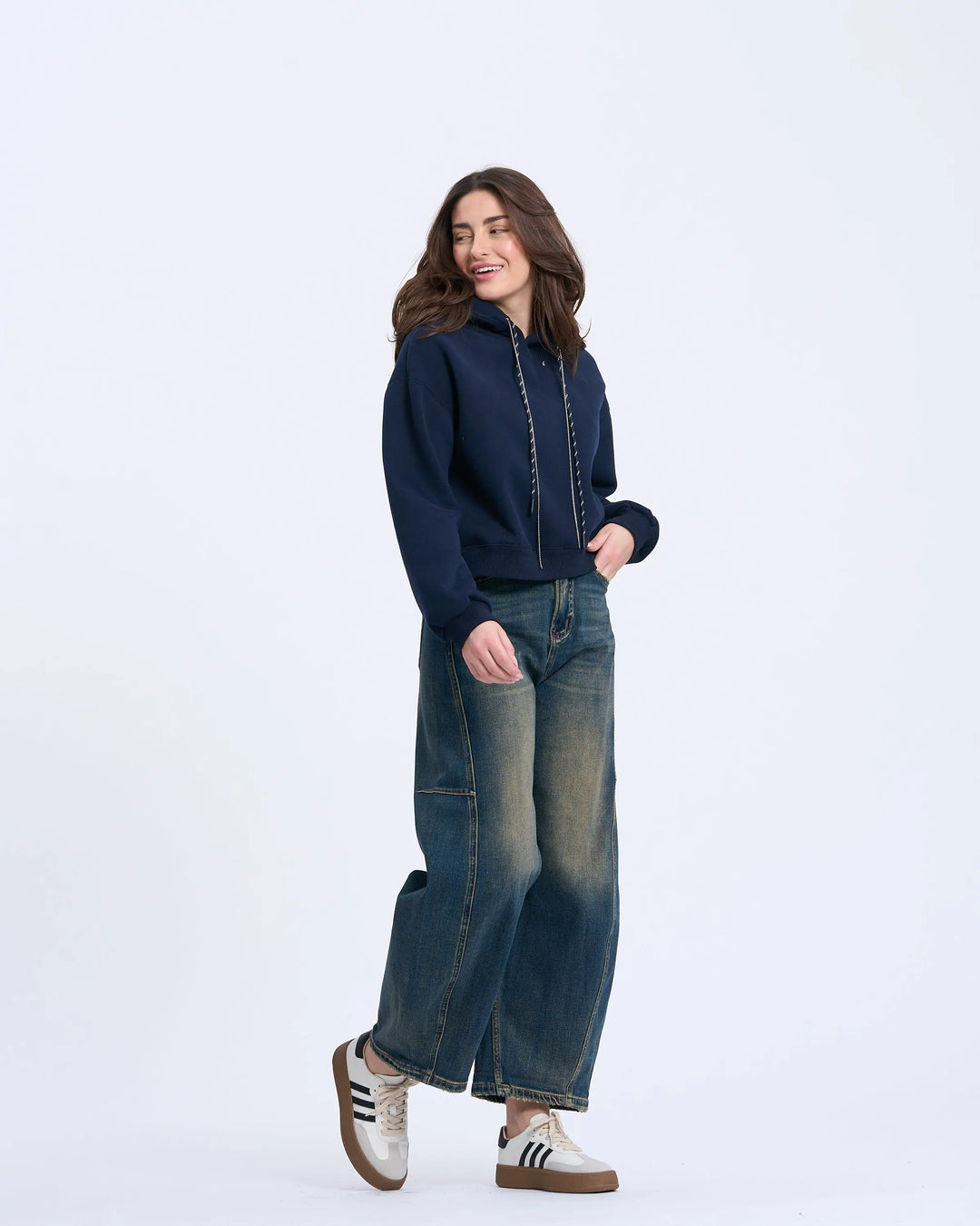 An image of a   4804Q Thermal Fleece-Lined Hoodie by  Mirra Masa