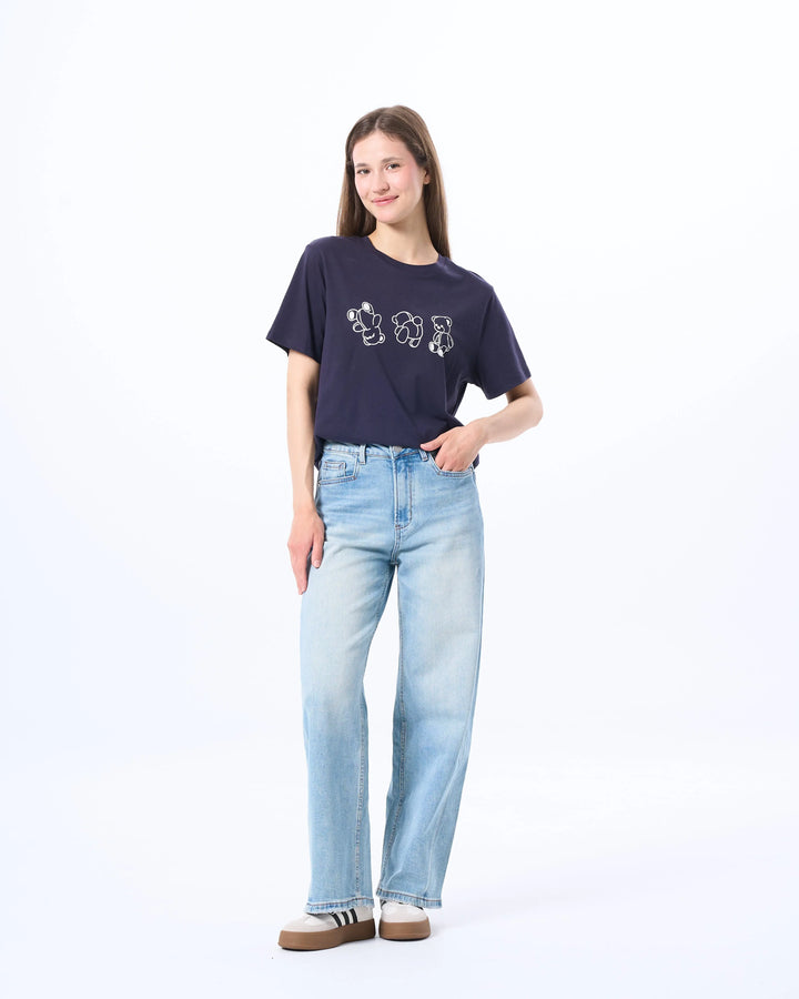An image of a   4865C Straight Leg Jeans by  Mirra Masa