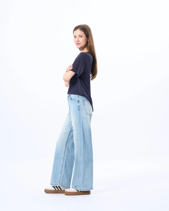 An image of a   4865C Straight Leg Jeans by  Mirra Masa