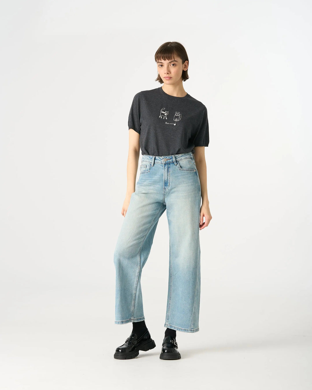 An image of a   4865C Straight Leg Jeans by  Mirra Masa