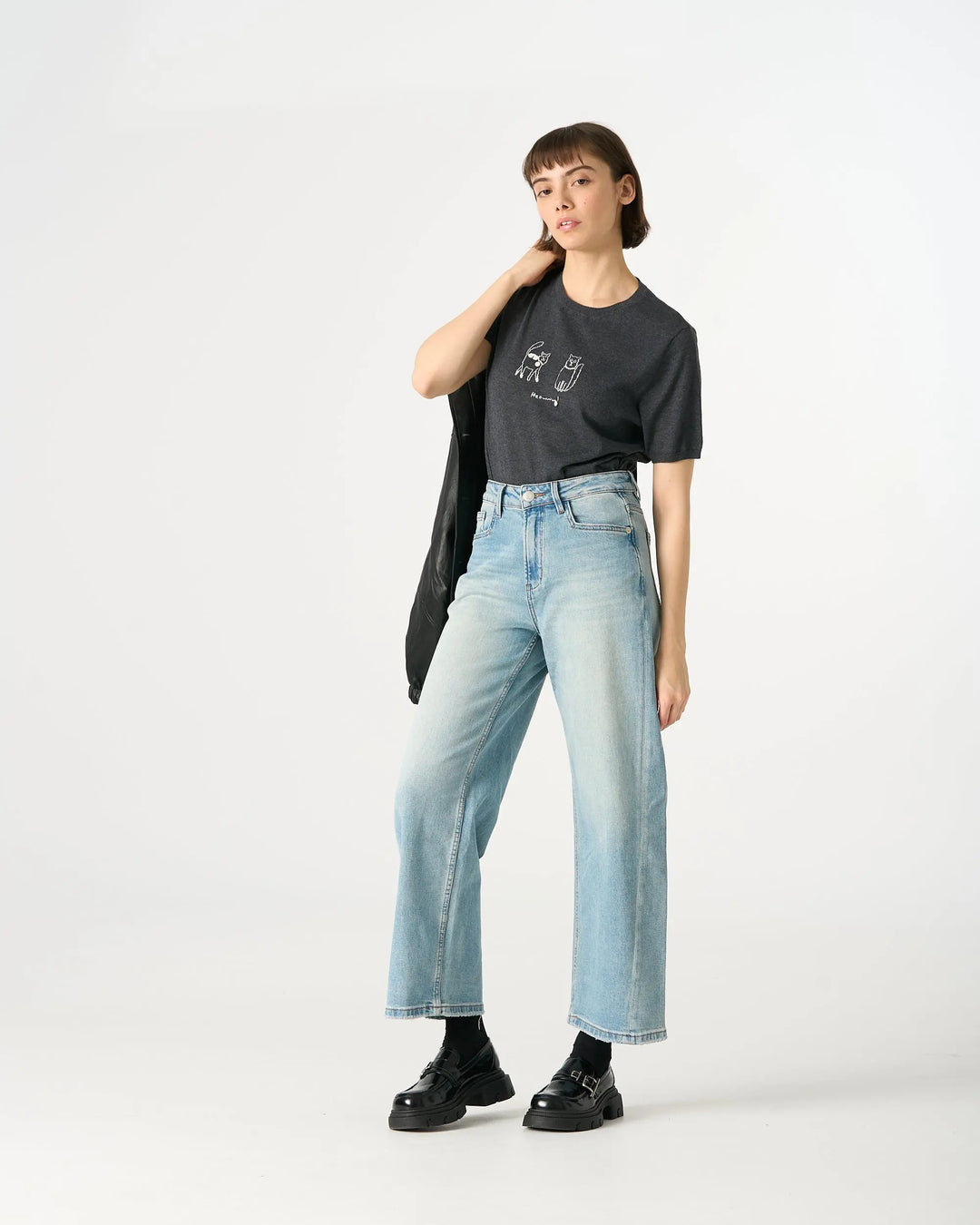 An image of a   4865C Straight Leg Jeans by  Mirra Masa