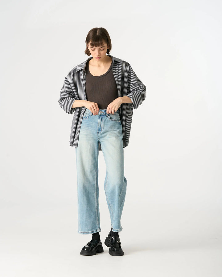 An image of a   4865C Straight Leg Jeans by  Mirra Masa