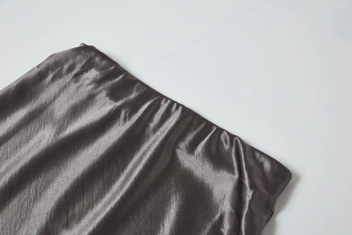 An image of a   4974Q Satin Skirt by  Mirra Masa