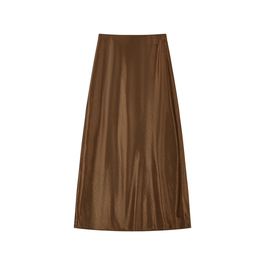 An image of a   4974Q Satin Skirt by  Mirra Masa