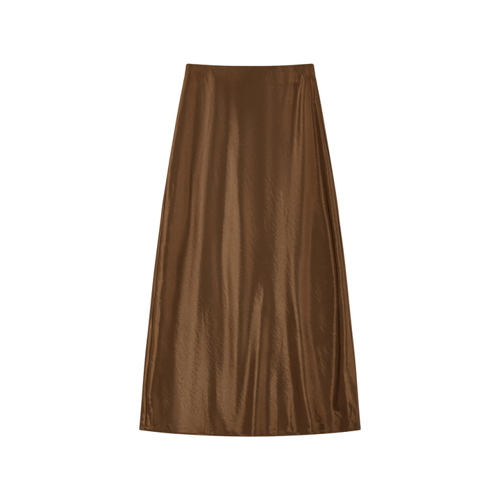 An image of a   4974Q Satin Skirt by  Mirra Masa
