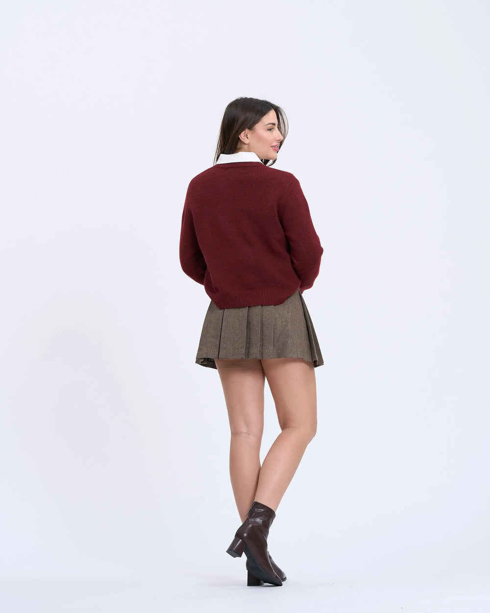 An image of a   5174Q Dachshund Crewneck Sweater by  Mirra Masa