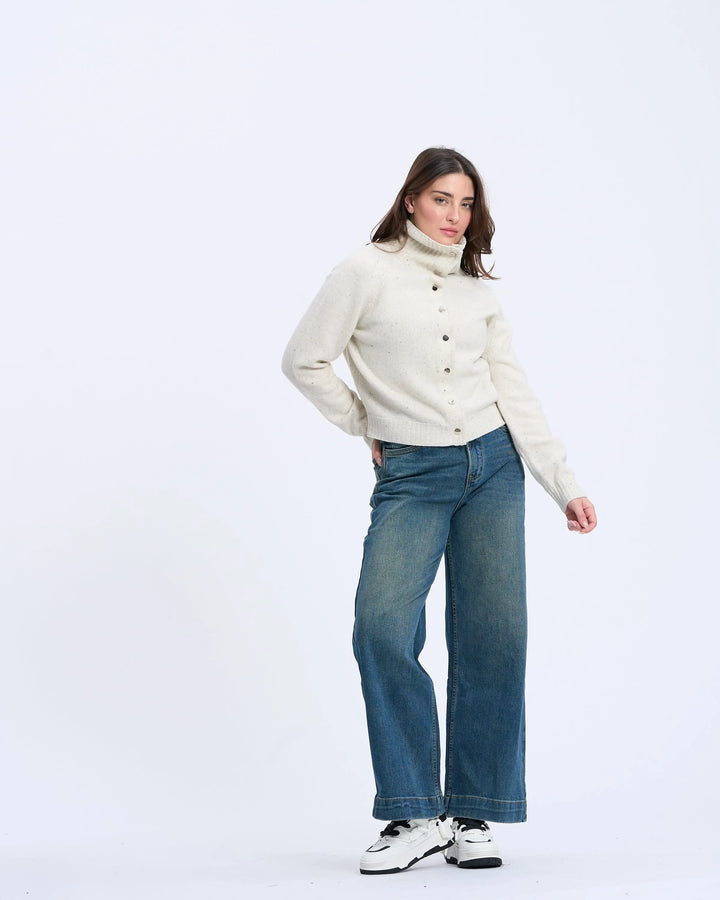 An image of a   5384Q Button Down Cardigan by  Mirra Masa