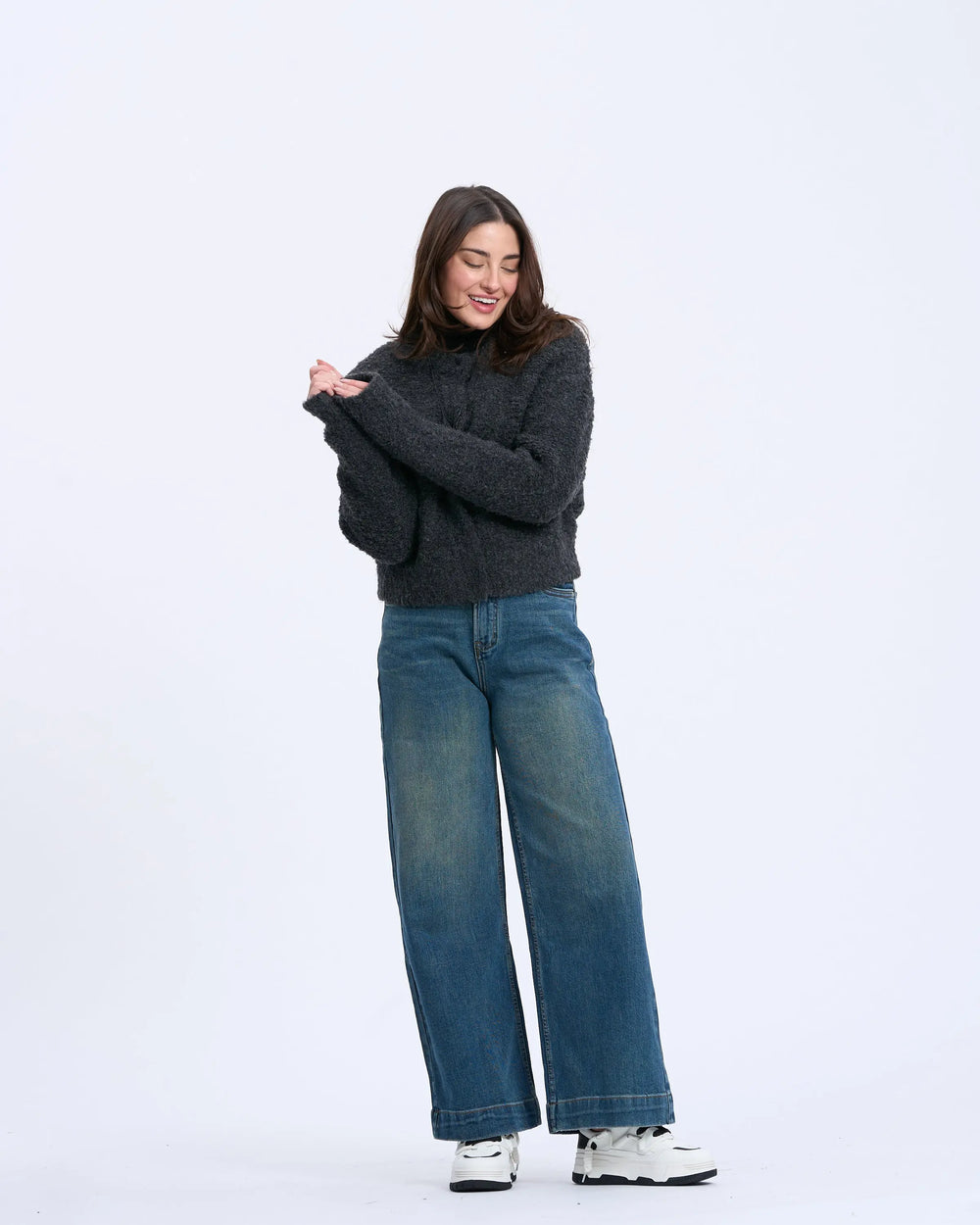An image of a   5484D Cropped Cardigan by  Mirra Masa