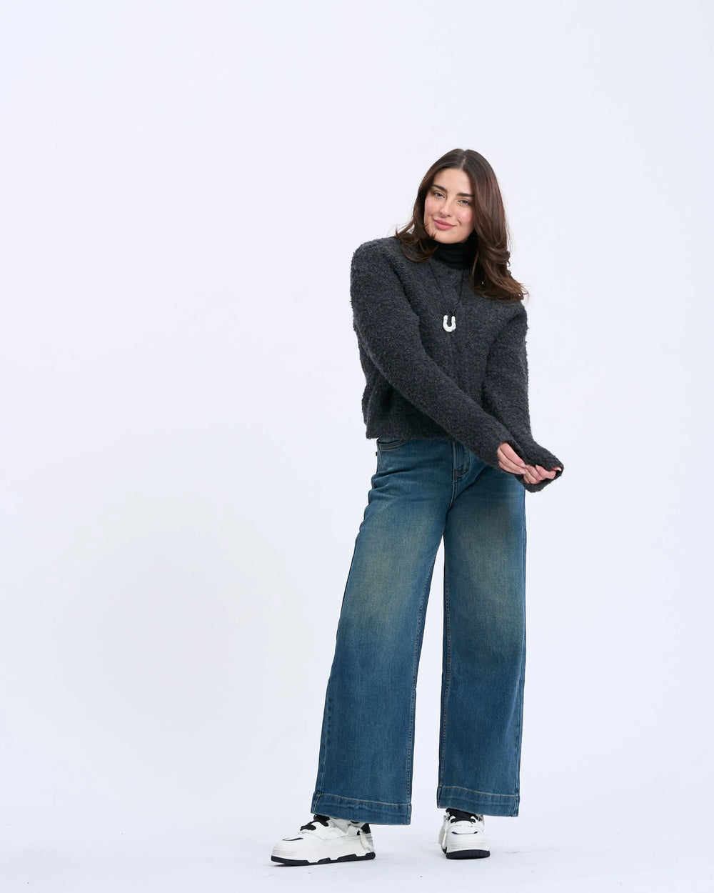 An image of a   5484D Cropped Cardigan by  Mirra Masa