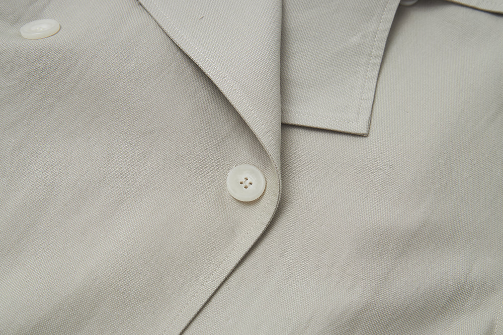 S44879 Double Breasted High Neck Jacket