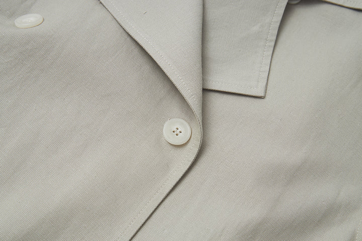 S44879 Double Breasted High Neck Jacket