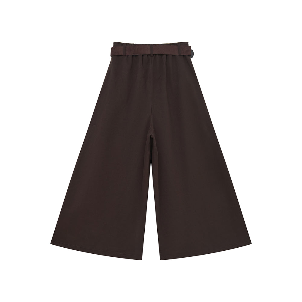 42670 Flared Dress Pants with Belts