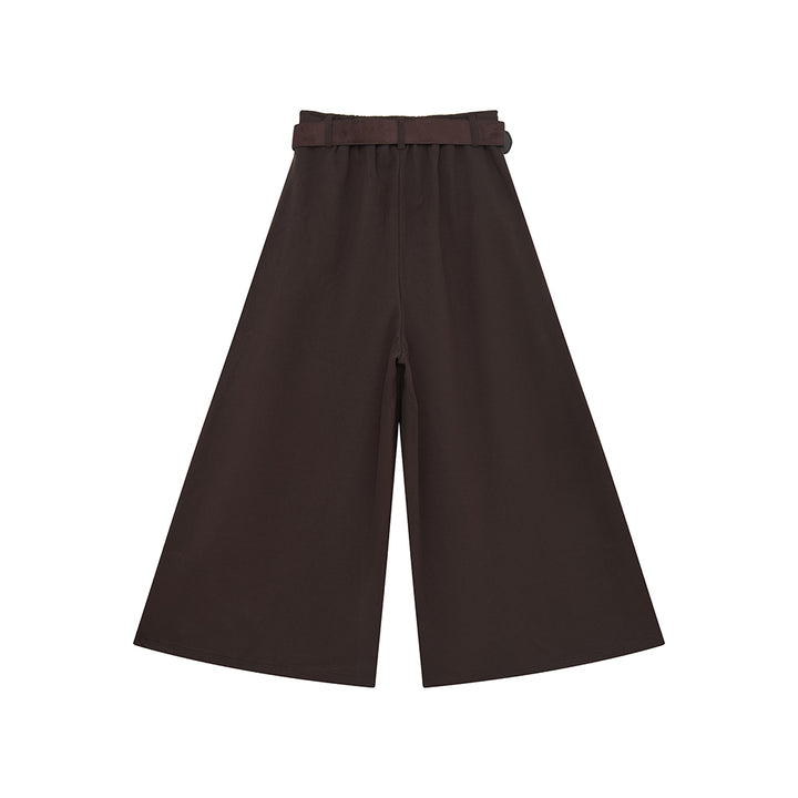 42670 Flared Dress Pants with Belts