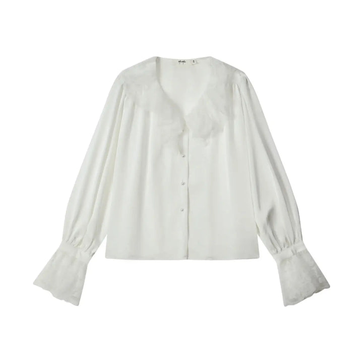 An image of a   6002 Lace Blouse by  Mirra Masa